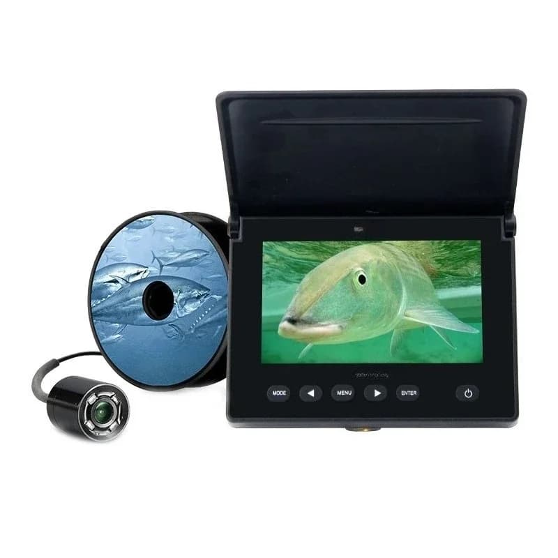Fish finder macchina fotografica subacquea pesca canna da pesca visiva set completo ad alta definizione di fish finder artefatto ancoraggio barca per pesci zattera