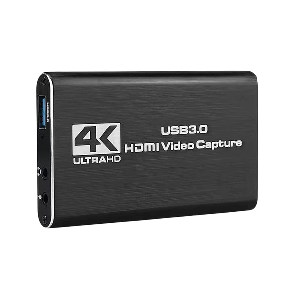 Scheda di Registrazione Schermo USB 3.0 4K 60Hz Compatibile HDMI, Registratore HDMI per Live Streaming e Acquisizione Video per Giochi PS4
