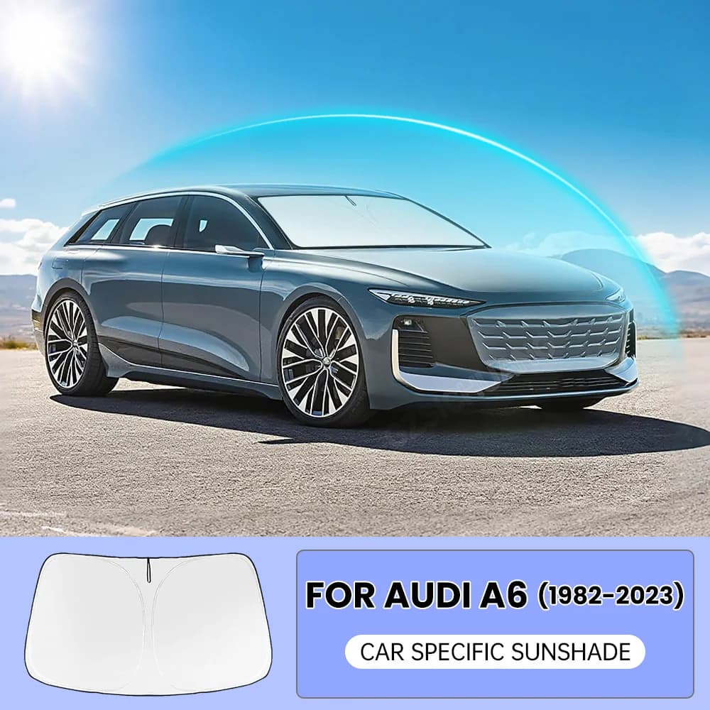 Parasole per Auto, Copertura per Parabrezza Anteriore per Audi A6 C3 C4 C5 C6 C7 1982-2017 2018, Accessori Interni