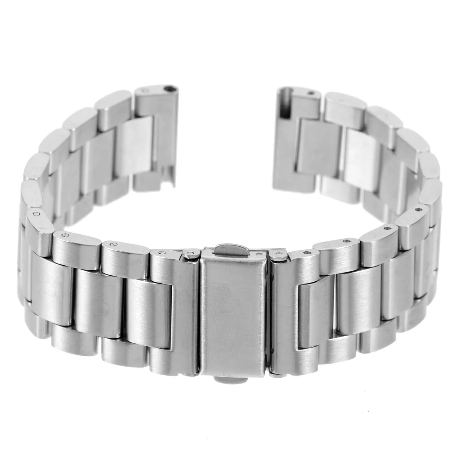 Cinturino per orologio in acciaio inossidabile, comodo e liscio, cinturino di ricambio a sgancio rapido per uomo e donna, cinturino da polso alla moda