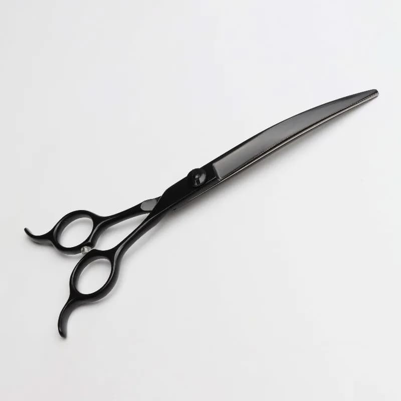 Professional Pet Dog Grooming Curved Scissors Dog Scissors Shear with Micro Teeth