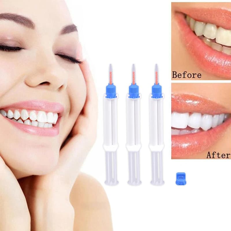 Clinica odontoiatrica siringa a doppia barriera Gel sbiancante per denti 35 Gel sbiancante sbiancante per denti al perossido di idrogeno 2.5ML/5ML