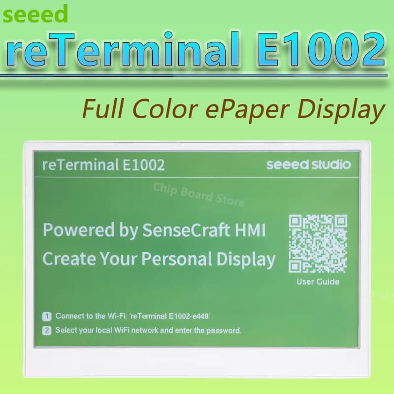 Seeed reTerminal E1002 Display ePaper a Colori Completi, Schermo e-ink a 6 Colori, ESP32-S3, ESPHome, Home Assistant, Open Source, Personalizzabile