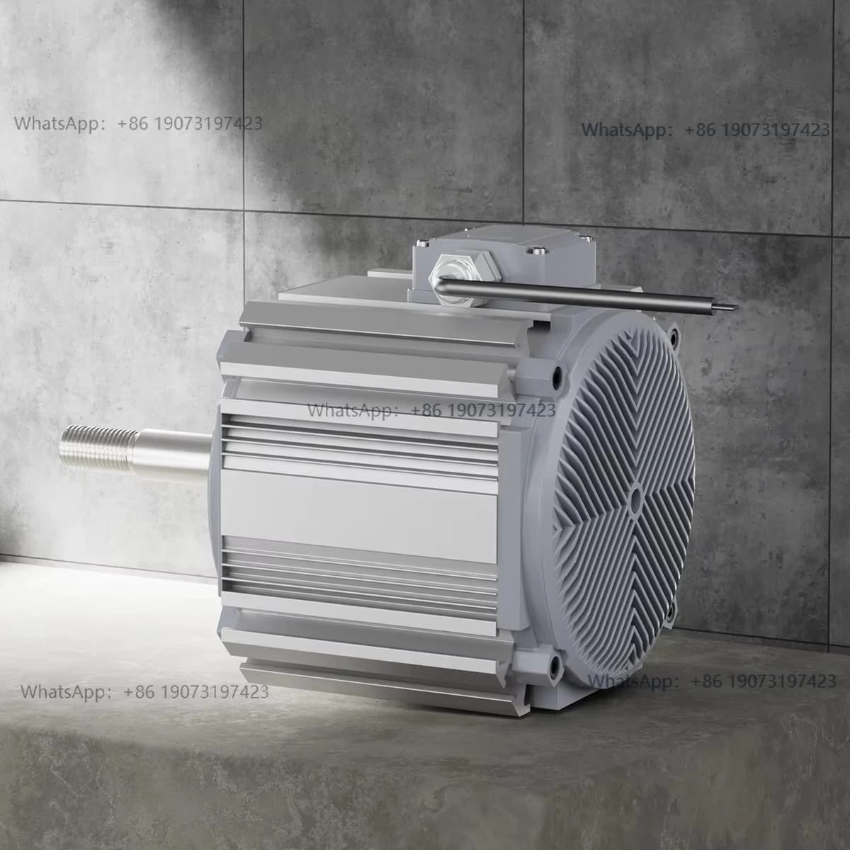 Motore del ventilatore EC trifase ad alta efficienza 380V 1100W 1500W 2200W Motore brushless DC a magneti permanenti Motore del ventilatore industriale Bldc