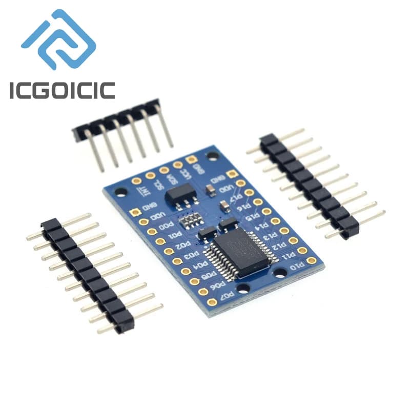 IO PCF8575 I2C port expansion module - 16 expansion doors, DC 2.5-5.5 V - Compatible for Arduino
