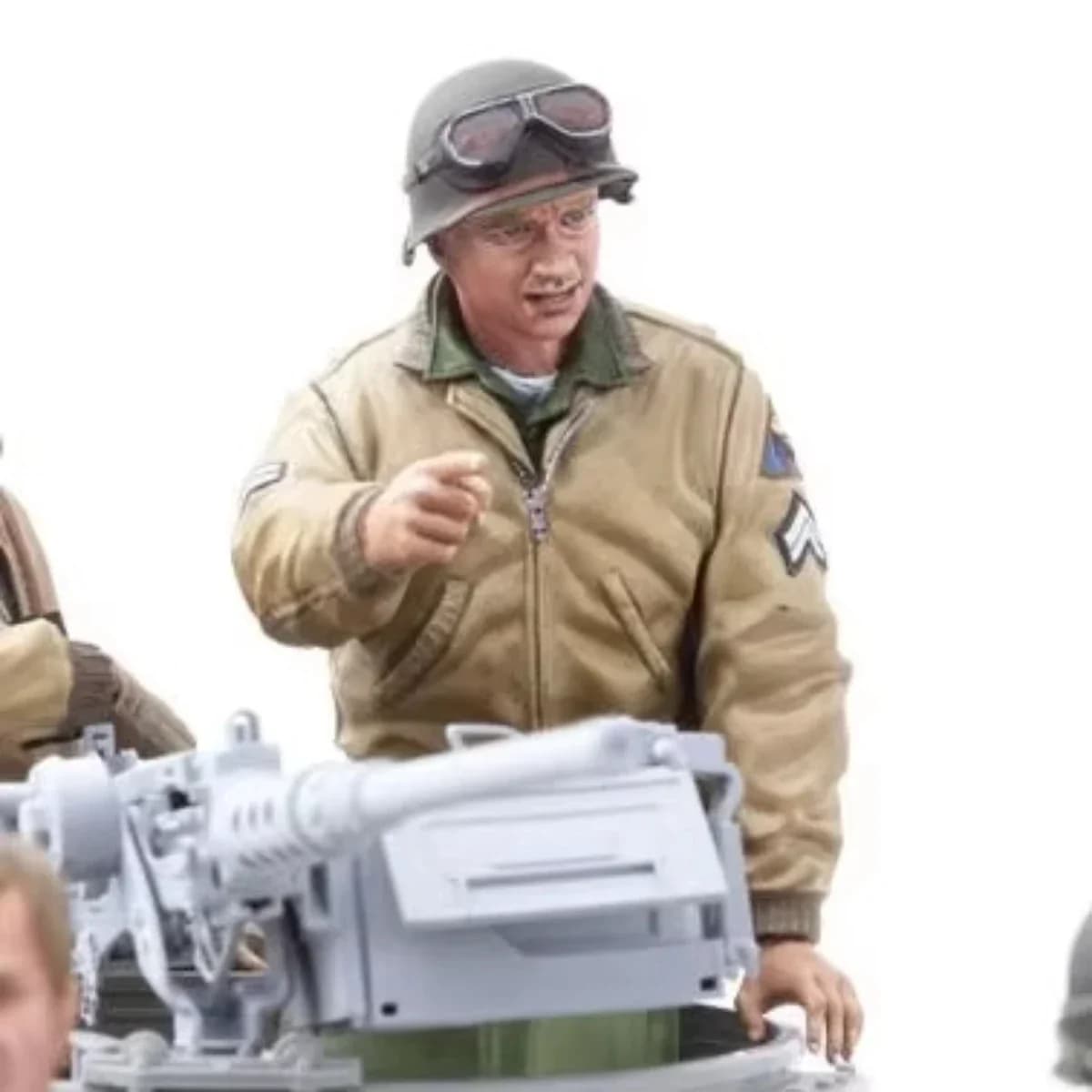 Kit modello non verniciato con figura in resina 1/16, corpo di carri armati dell'esercito degli Stati Uniti della seconda guerra mondiale non assemblato e non verniciato GK