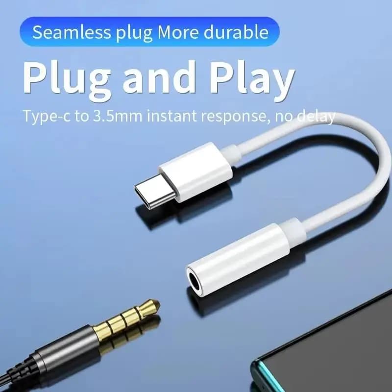 Type C To 3.5mm Aux Adapter 3 5 Jack Audio Cable for iPhone Huawei Xiaomi Redmi POCO for Sumsang