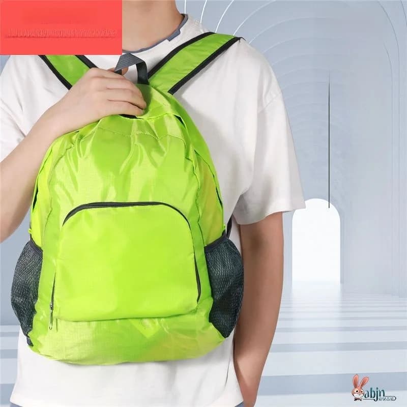 Ultra-Light Ultra-Thin Foldable Portable Waterproof Outdoor Travel Backpack Men's Women's Casual Style Backpack with Side Pocket