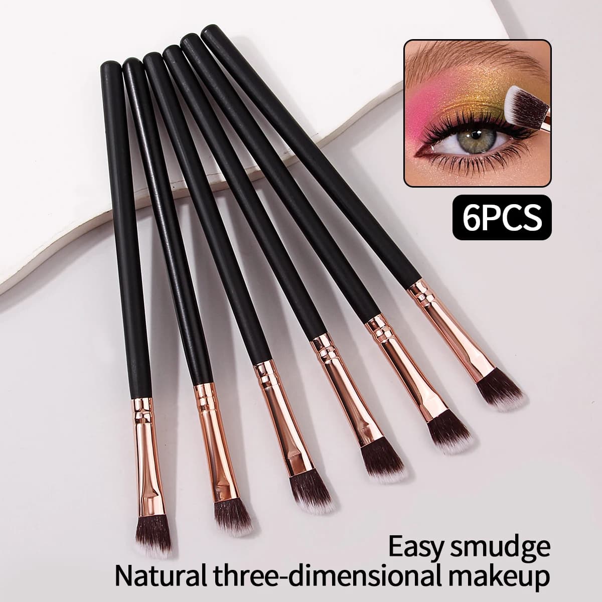 New professional eye makeup brush cover brush eye shadow brush eye halo dye brush multi-function portable beginner beauty tools