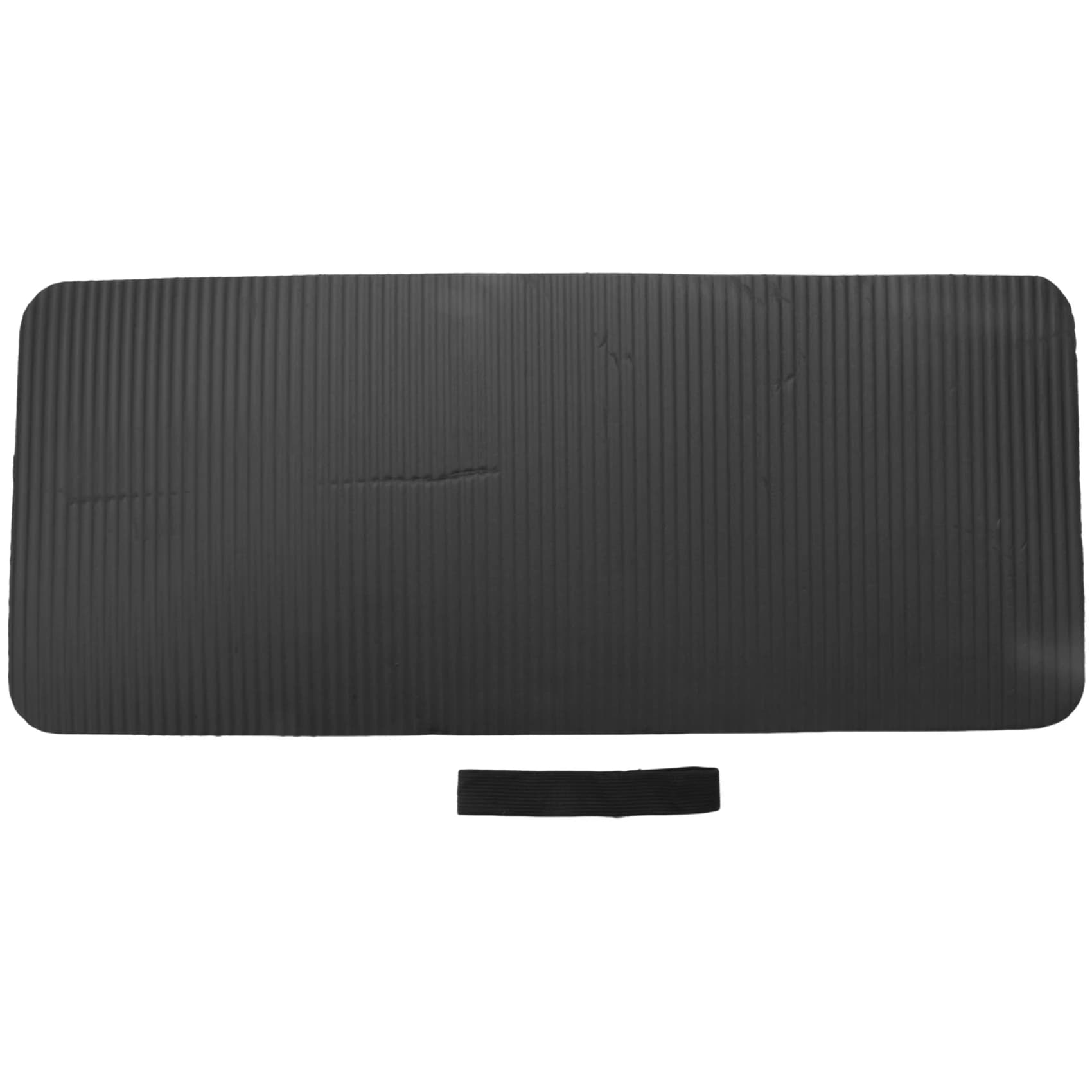 Training Mat for Pilates Thick 60X25X1.5 cm Yoga Knee Pad Additional Support for Knee Brace Polsi Elbows Black