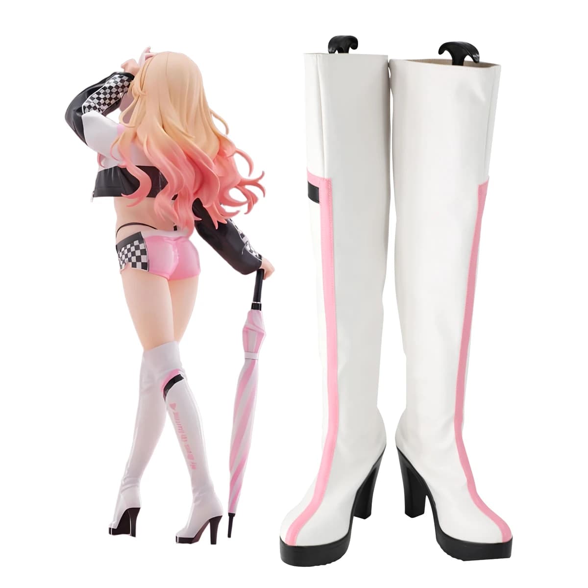 Marin Kitagawa Cosplay Stivali alti alla coscia Il mio vestito Darling Go Tobun Hanayome personalizzato