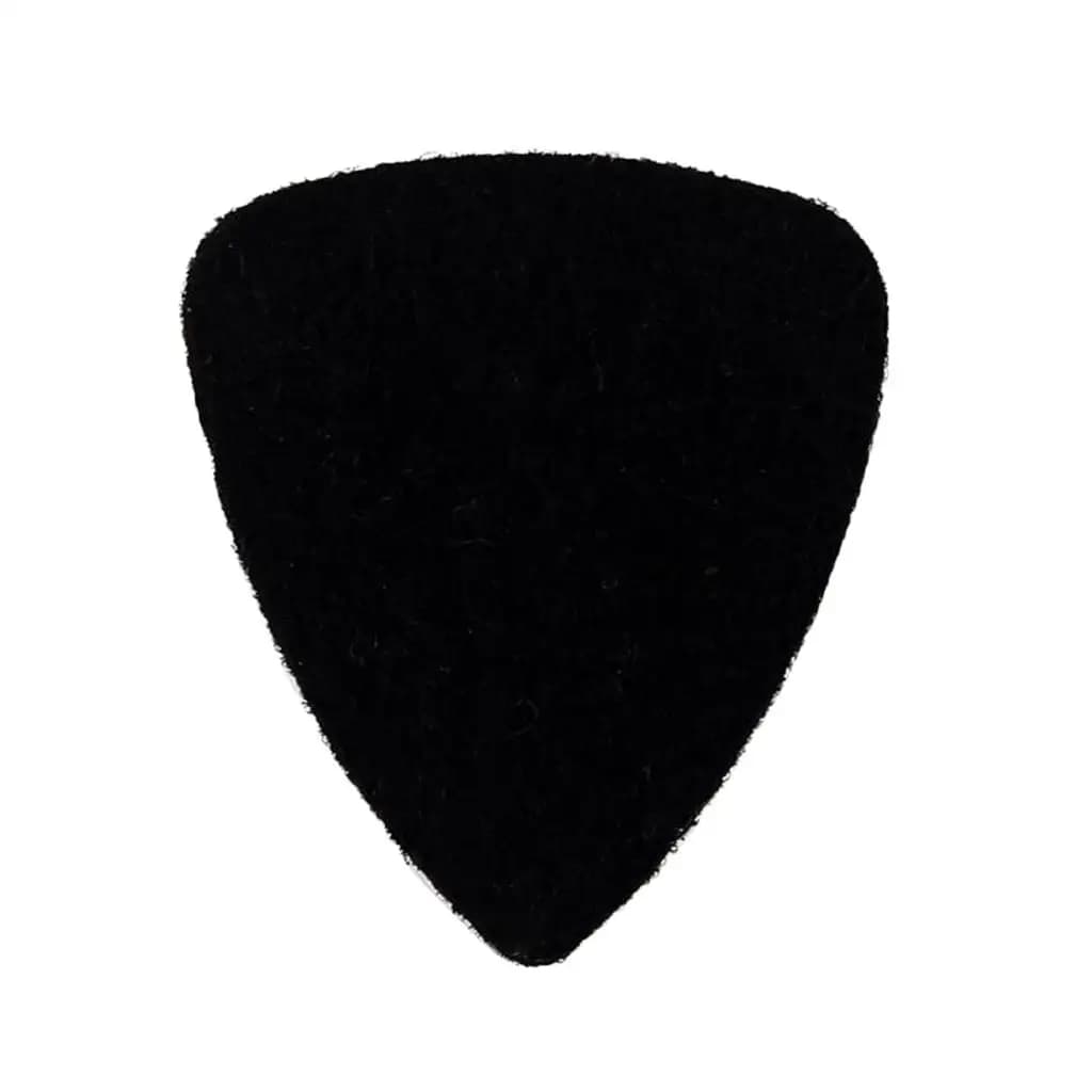 Plettro per chitarra in feltro di lana Accessori per chitarra acustica lucidati a mano Plettri triangolari durevoli per chitarra e ukulele