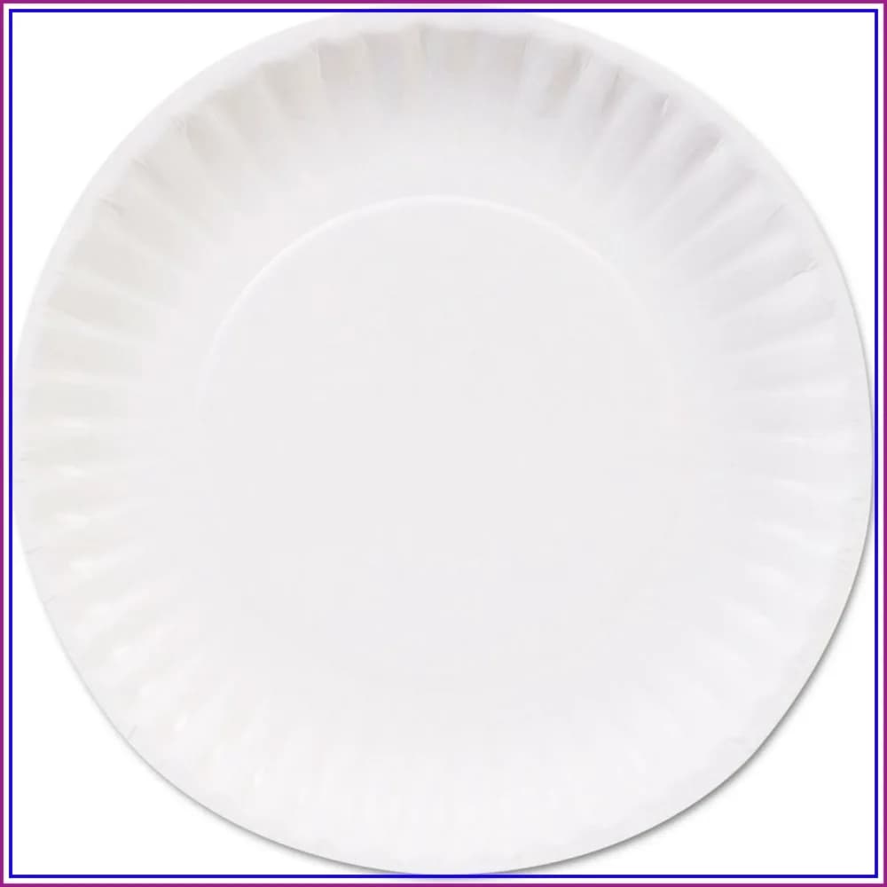 Light-Weight 6" Paper Plates, 1200 Count, White, Microwave Safe, Eco-Friendly Disposable
