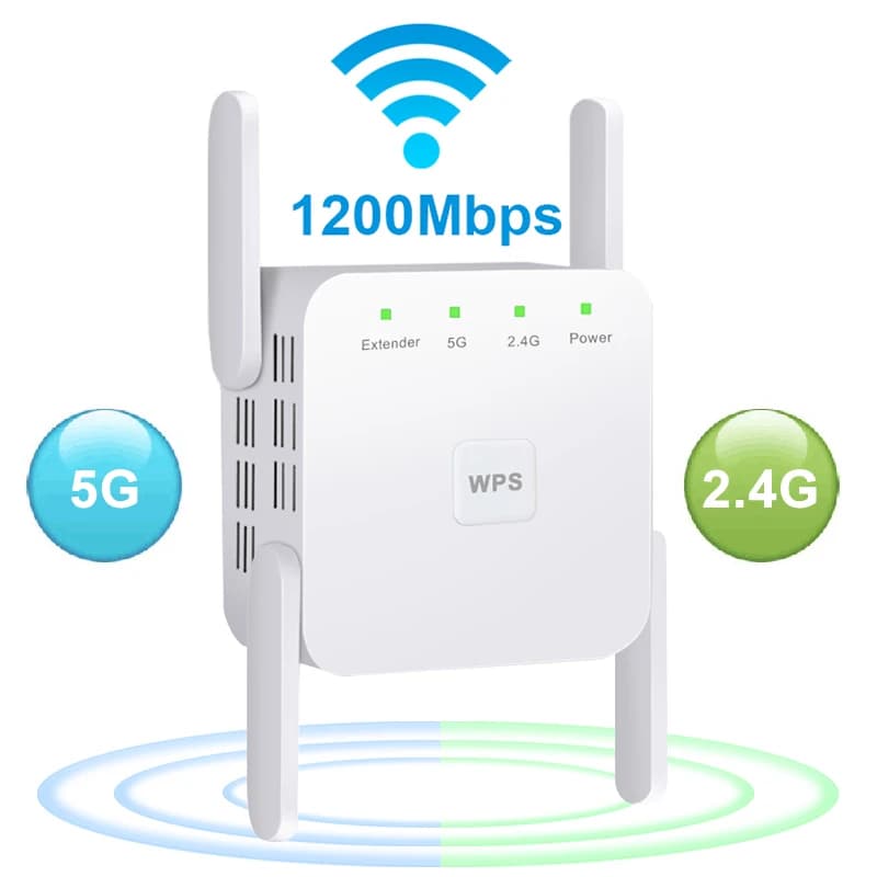 Ripetitore WiFi 1200Mbps 2,4G/5GHz 802.11AC Dual Band