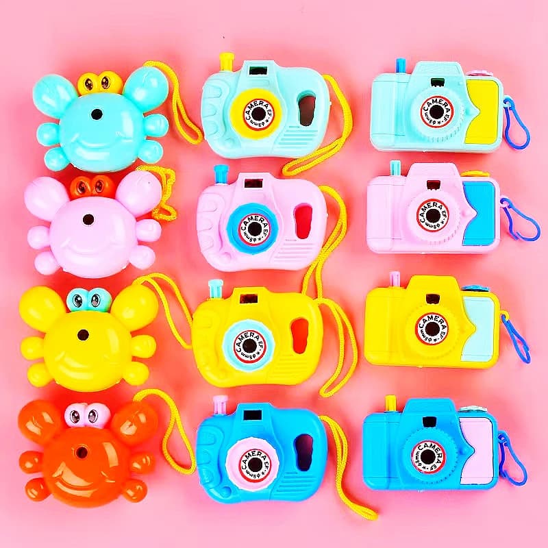 3-12pcs Children's Party Gift Cartoon Viewing Camera Birthday Party Baby Shower Gift Bag Pinata Filler Easter Carnival Gift Pack