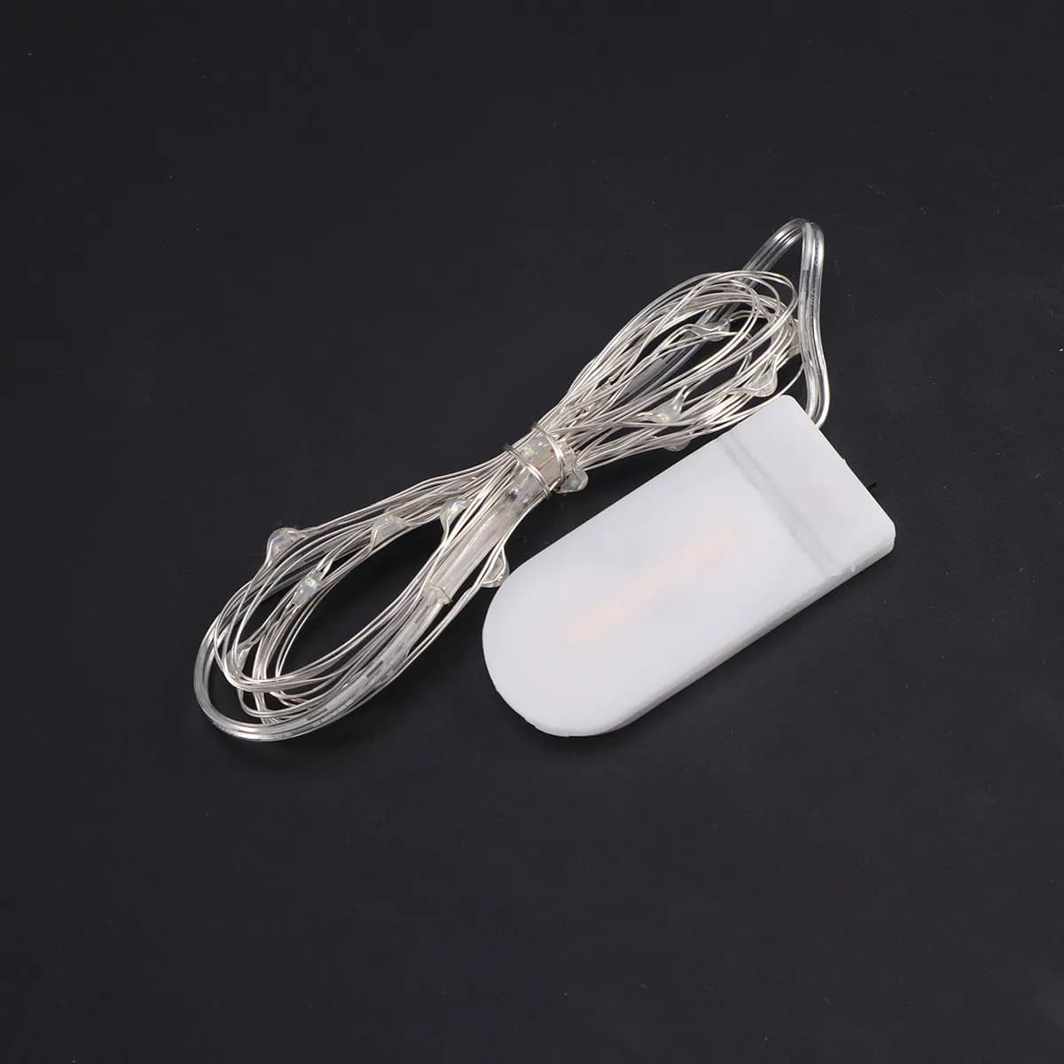 20 luci a LED a forma di cuore in filo di rame, luci fatate flessibili impermeabili da 2 metri per camera da letto, soggiorno, patio, giardino