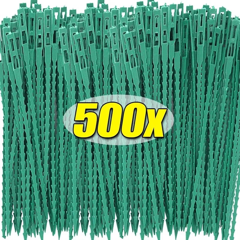 Reusable Garden Cable Ties Plant Vine Tree Shrubs Support Fastener Locking Nylon Adjustable Zipper Cables Ties Organizer 2042