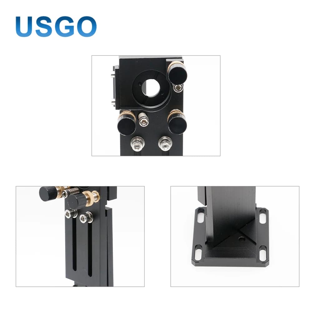 Supporto per Specchio di Prima Riflessione CO2 Serie C/E con Attacco da 25mm, Supporto Integrato per Macchine Laser per Incisione e Taglio