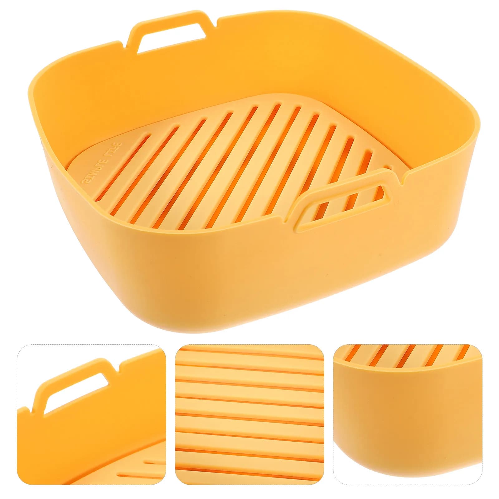 Reusable Silicone Carpet for Air Fryer, Anti-Agent, for Meat, Vegetables, Dessert, Improves Air Circulation, Easy to Clean