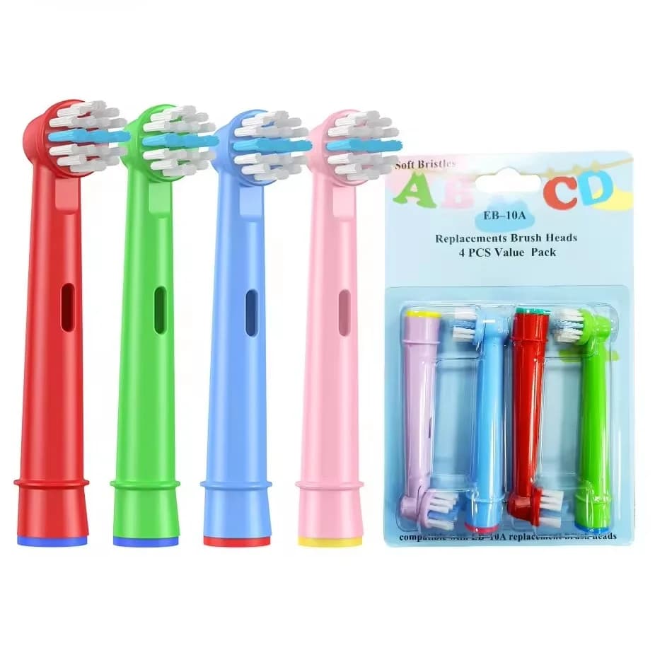 4/8/12 Spare heads for children Stage Power EB10 Spare parts for soft brushes for children Oral B 3 years +