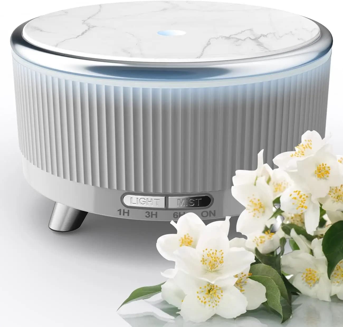 Nuovo Diffusore 2026 per Oli Essenziali per Grandi Ambienti, Diffusore di Aromaterapia da 500ml, 7 Colori Cangianti