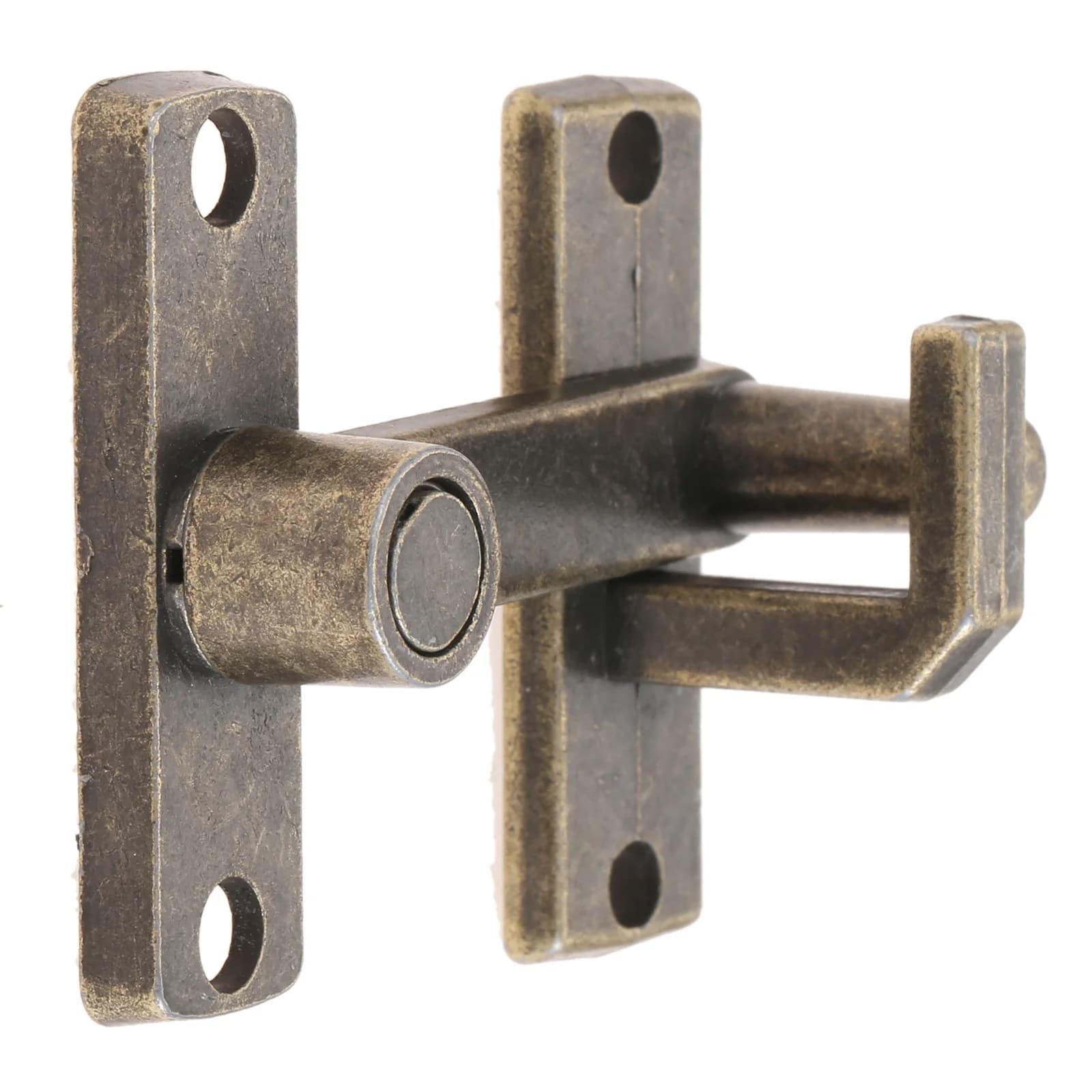 1 PC Bronze Guard Latch Bolt With Screws Sliding Window Door Lock Handle Metal Door Latch Home Safety Chain Door Home Hardware