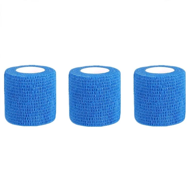 3 pezzi fasciatura impermeabile terapia medica autoadesivo sport nastro muscolare articolazioni delle dita avvolgere Kit di pronto soccorso benda elastica per animali domestici