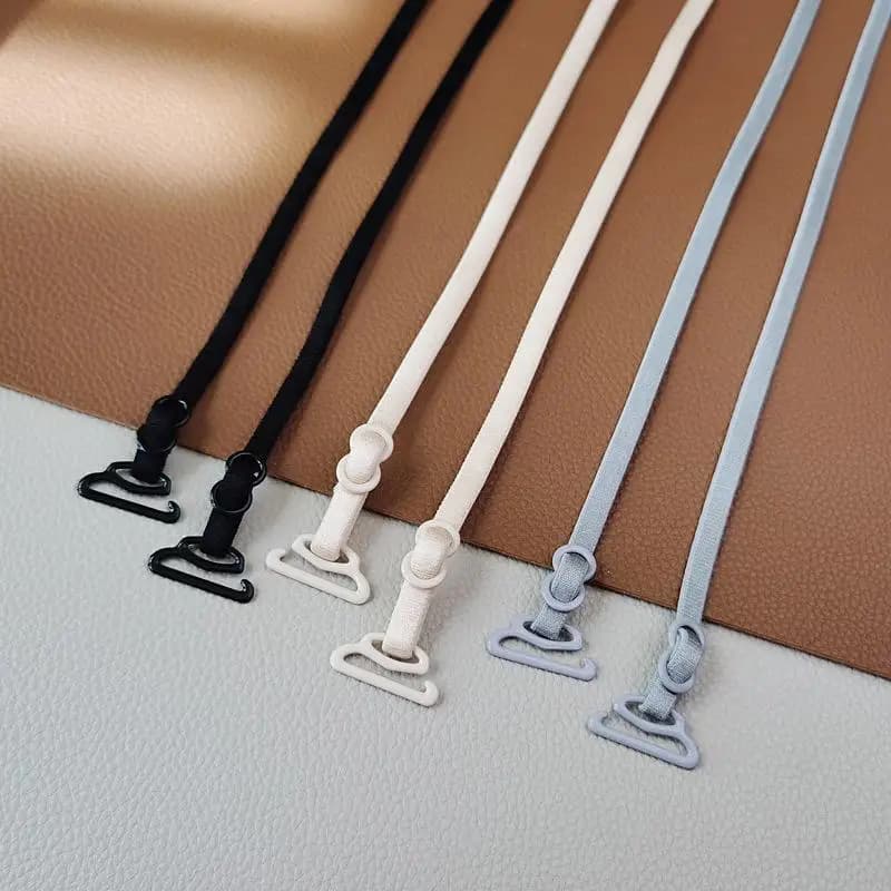 5MM Invisible Bra Shoulder Straps 1Pair Women Thin Spaghetti Non Slip Portable Underwear Strap Clothing Accessory