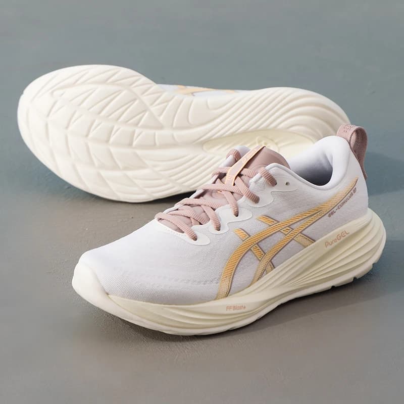 Scarpe da uomo Asics Gel-Cumulus 27, scarpe sportive leggere, comode, traspiranti e resistenti all'usura, scarpe da corsa per allenamento 1011B960-101