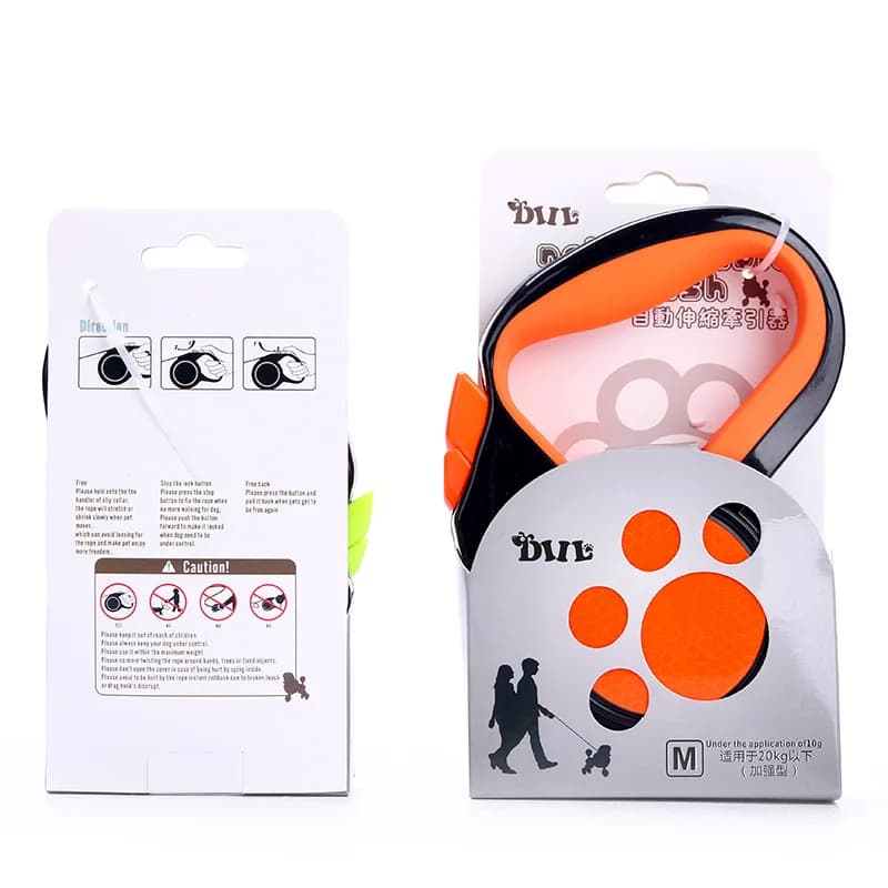 Guinzaglio Automatico Retrattile Riflettente per Cani e Gatti, Corda di Trazione da 8M, Guinzaglio Estensibile Automatico per Passeggiate