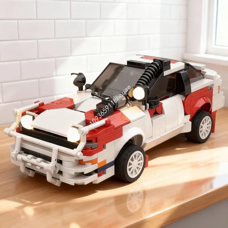 519 Pezzi MOC City Champions Toyota Celica SAINZ MOYA S SAFARi GT Modello di Costruzione Giocattoli Blocchi Regalo di Natale