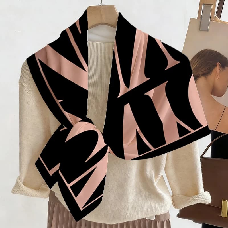 Women's Square Scarf 90CM, Scarf, Hijab, Collar, Big Hat Tape, Hairband, Fashion Bandana