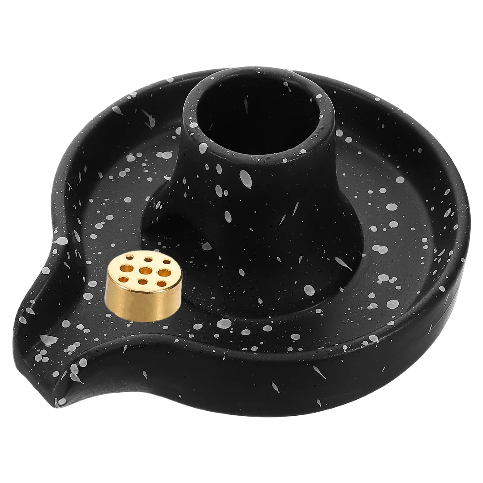 2 Pezzi Bruciatore di Incenso in Ceramica per Bastoncini di Palo Santo e Salvia, Decorazione Estetica per la Casa, Bruciatore Moderno per Bastoncini Profumati e Smudge