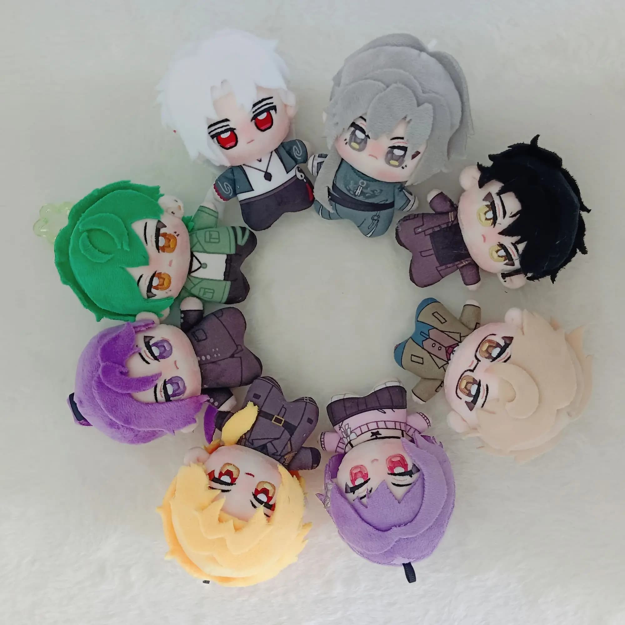 10cm Anime Evil God Plushies Doll Mo Ran‌ Zhang Qingdao Soft Stuffed Doll Peripherals Character For Fans Collection Gifts