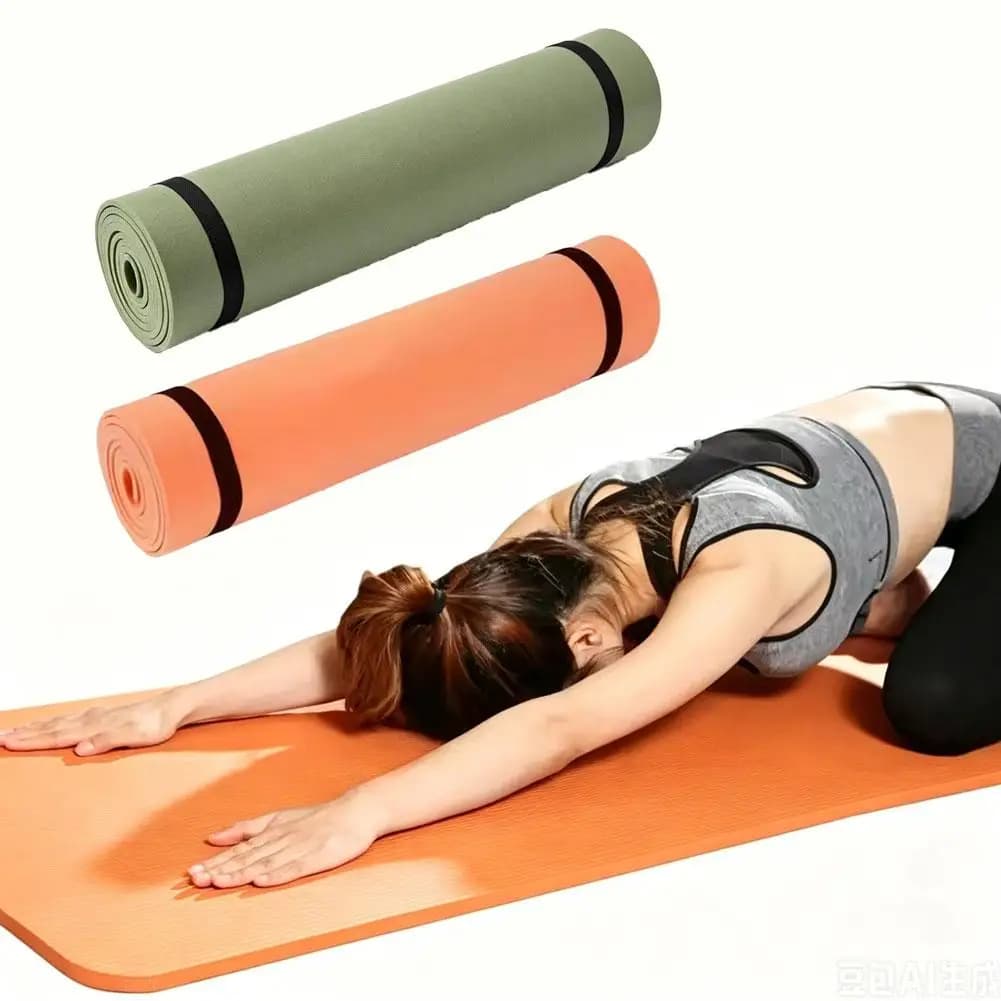 Yoga Mat Comfortable Foam Mat Nonslip Sports Fitness Mat Exercise Body Building Blanket EVA Yoga Mat for Exercise