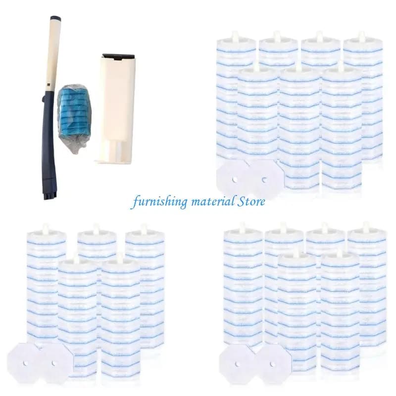 Y5GD Toilet Brush Set Bathroom Toilet Washing Brush with Replaceable Brush Head