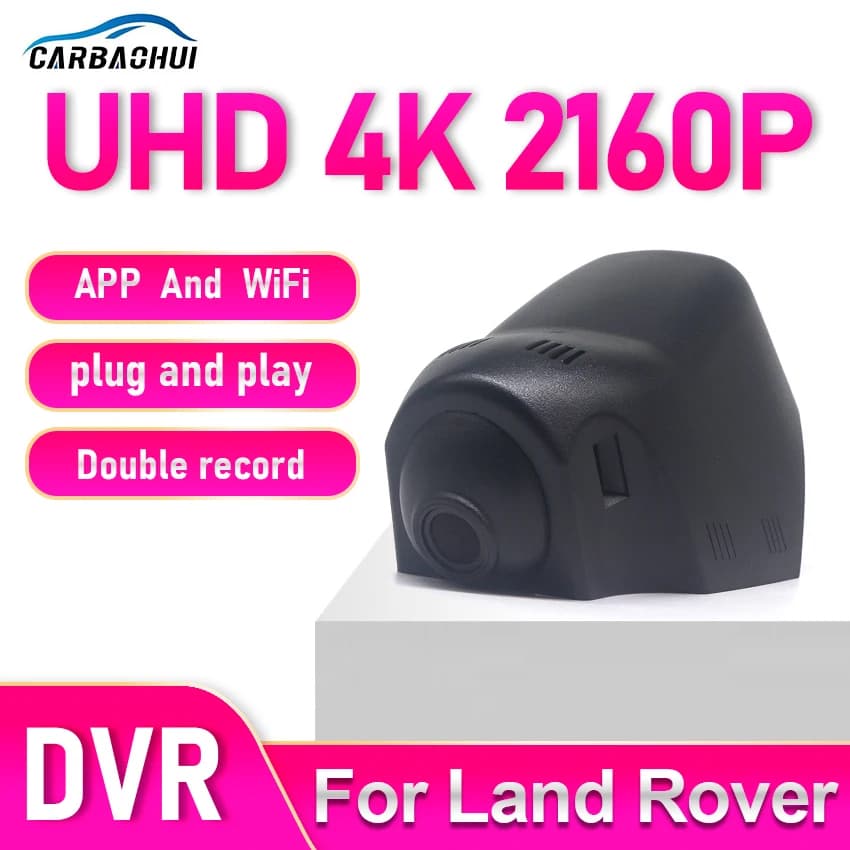 Dash Cam for Land Rover Range Rover Sport and Land Rover Range Rover Evoque 2016-2021, with night vision and WiFi, Dashcam wireless
