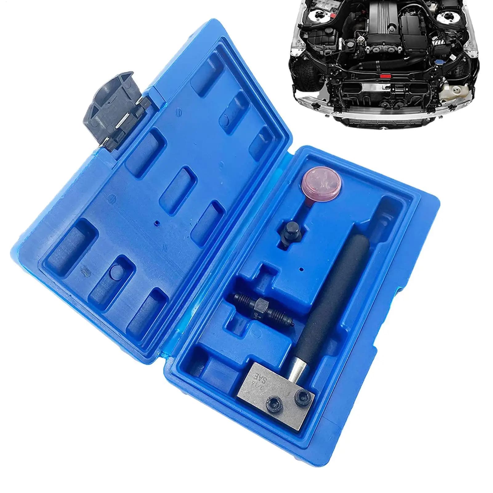 Set di attrezzi per svasatura tubi freno HVAC, attrezzo per svasatura tubi freno per tubi in rame per appassionati di manutenzione auto