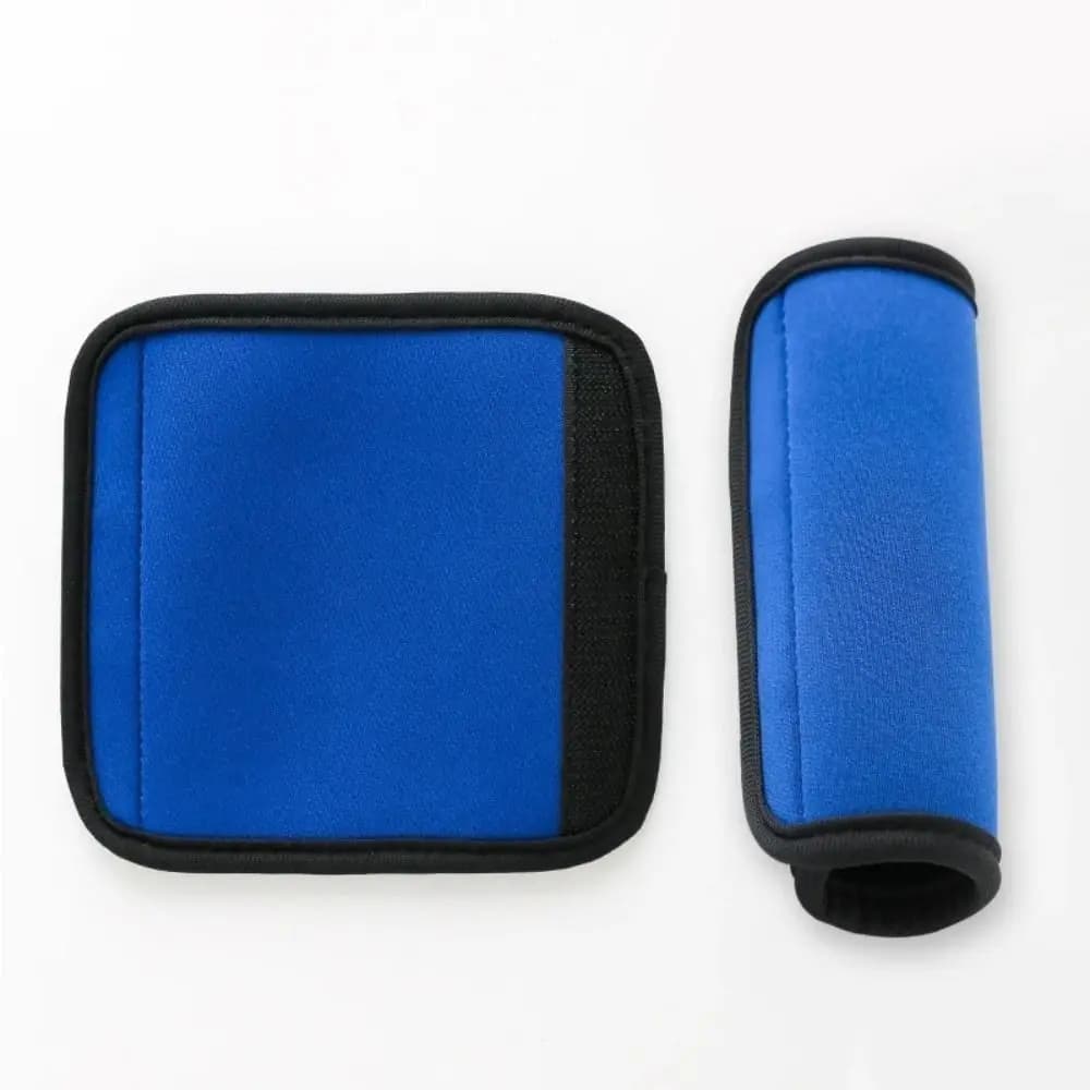 Neoprene Luggage Handle Wrap Solid Color Soft Suitcase Bag Handle Identifier Handle Sleeve Stroller Grip Protective Cover