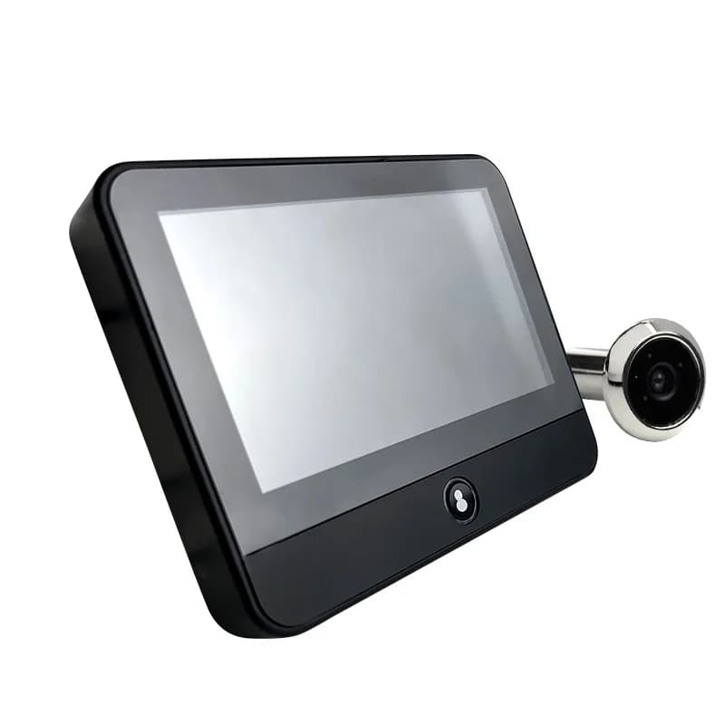 Spioncino Digitale WiFi da 4,3 Pollici Tuya Smart Life con Rilevamento Umano e Animale 3MP 120° ° Visore video nascosto con visione notturna grandangolare
