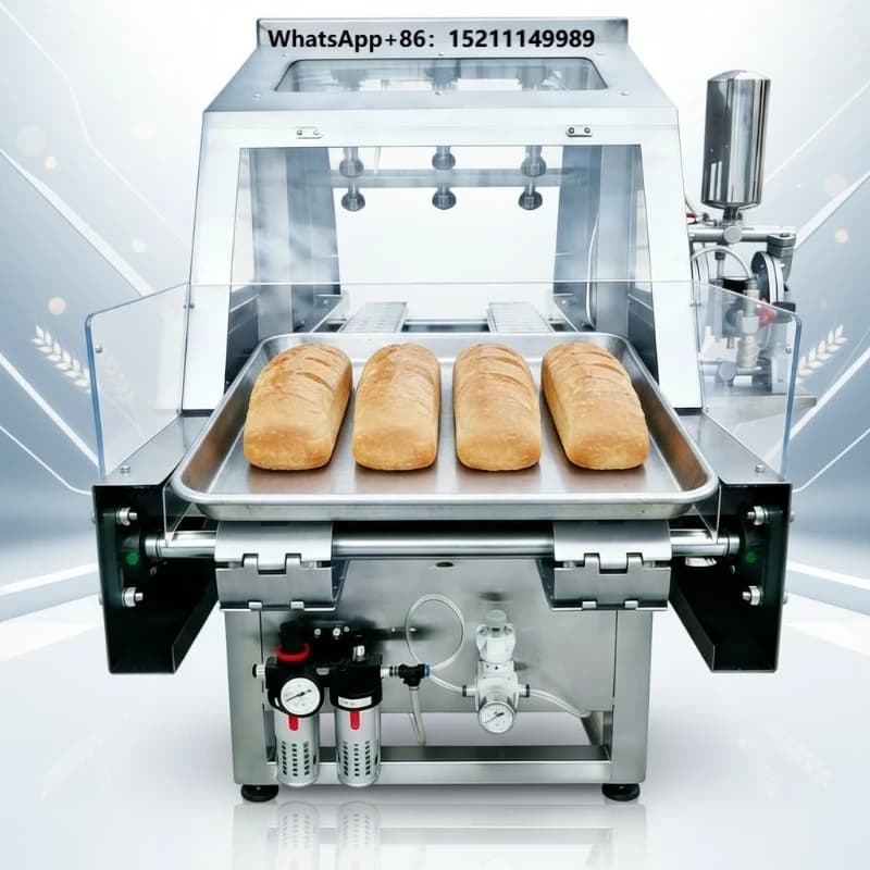 Stainless Steel Automatic Oil Coating Equipment for Mooncake Buns and Baked Food Making