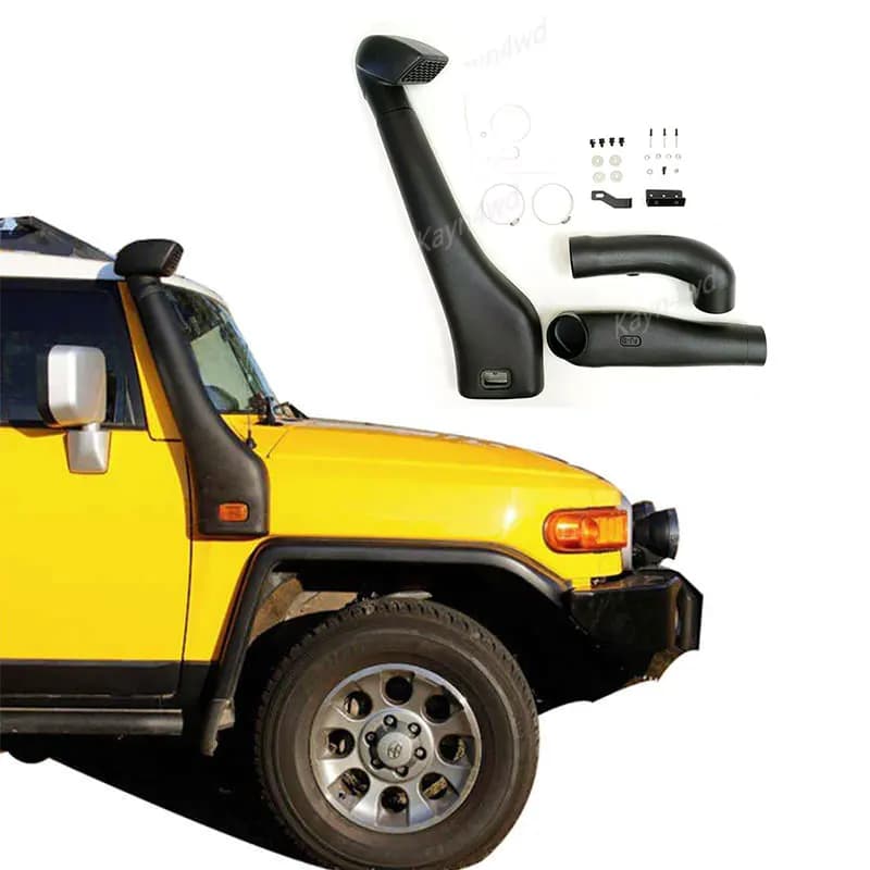 Off Road 4x4 Outdoor Accessories Air Suction snorkeling kit for Toyota Fj Cruiser 2006-2020 1GR-FE 4.0 4WD Flexible breathing tube for tramway