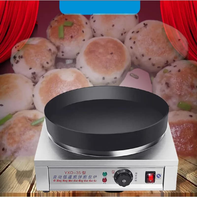 Commercial machine for pancakes, Multifunctional electric pan, Automatic Fryer for sandwiches and Gyoza