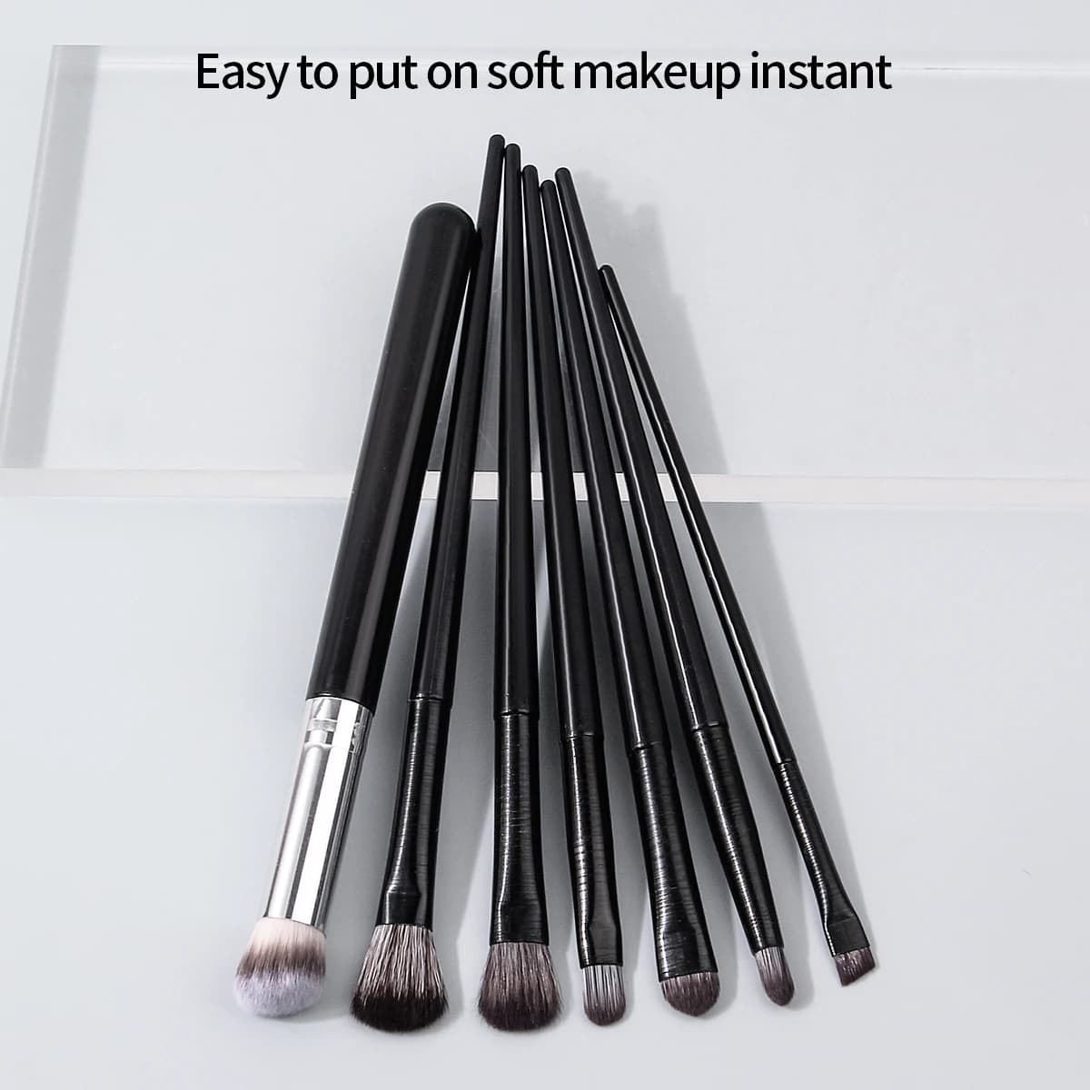 7-piece makeup brush set: eyeliner brush, eyeliner brush, concealer brush, multifunctional face makeup tools
