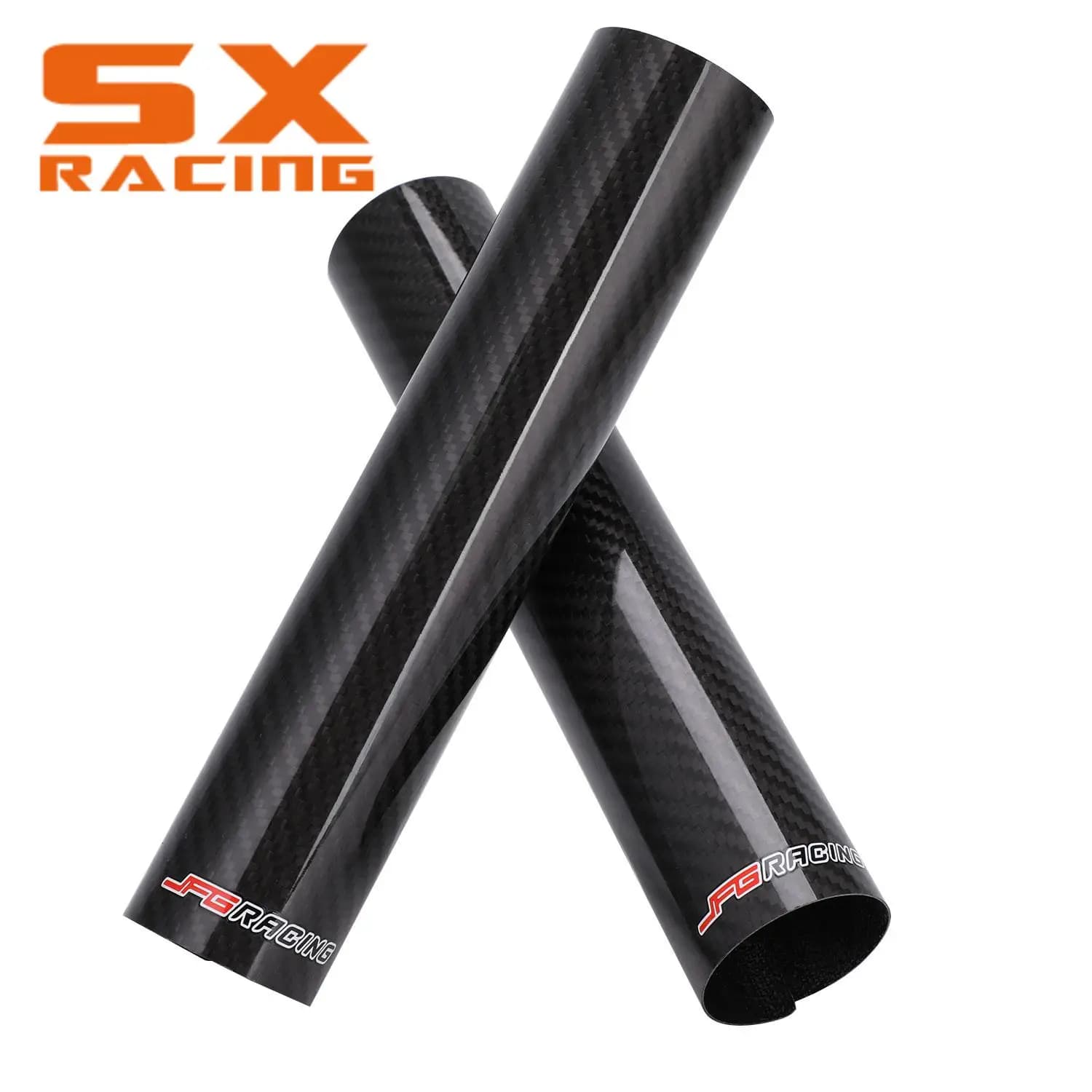 Moto In Fibra di Carbonio Forcella Anteriore Guard Wrap Copertura Accessorio Per YAMAHA HONDA KTM EXC SX SXF XC XCF XCW 125 250 350 450 530 JFG