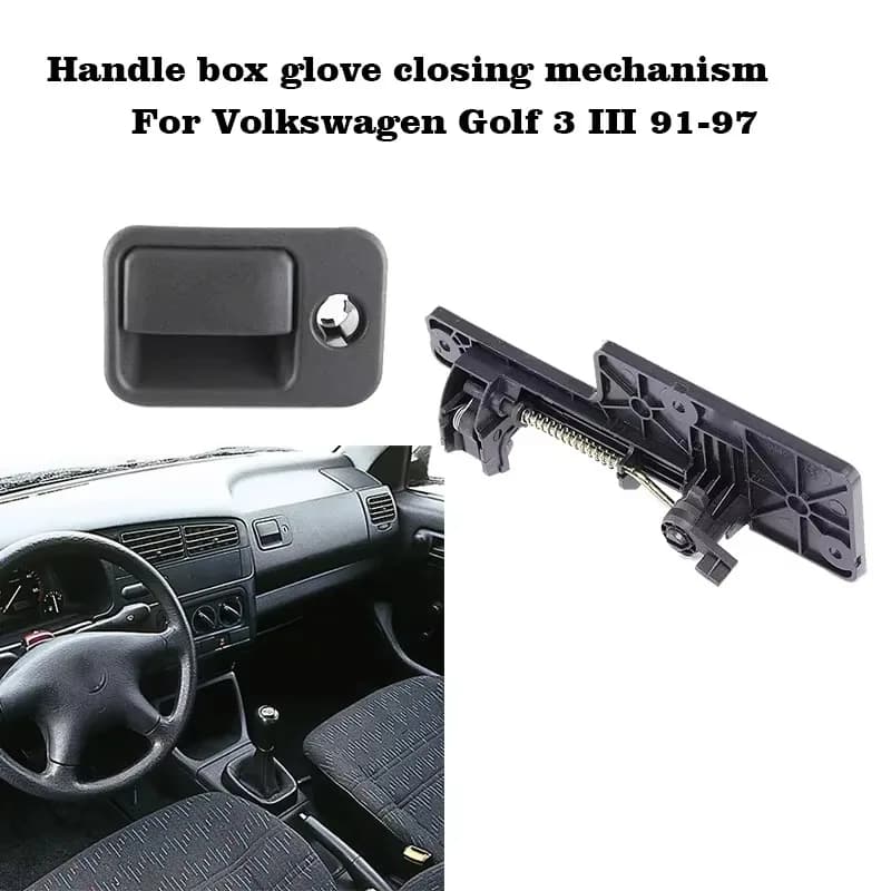 Maniglia per Vano Portaoggetti per VW Golf MK3 Vento Jetta 1993-1999, Ricambio Universale per Chiusura a Scatto