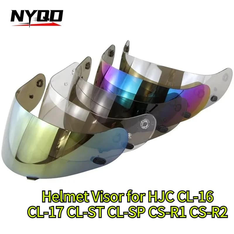 HJ-09 Visiera per casco da equitazione per moto per HJC CL-16 CL-17 CL-ST CL-SP CS-R1 CS-R2 Accessori sostituibili per lenti
