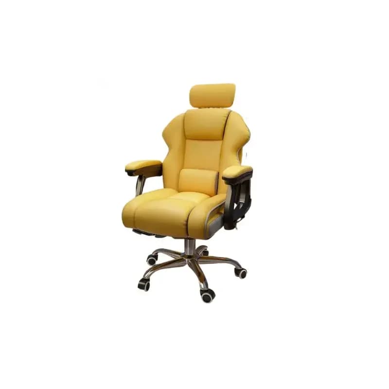 Ruote Sedia da ufficio ergonomica Cuscino per schienale Estensione reclinabile Sedia da gioco mobile Girevole Studio Computer Cadeira Gamer Decorativo