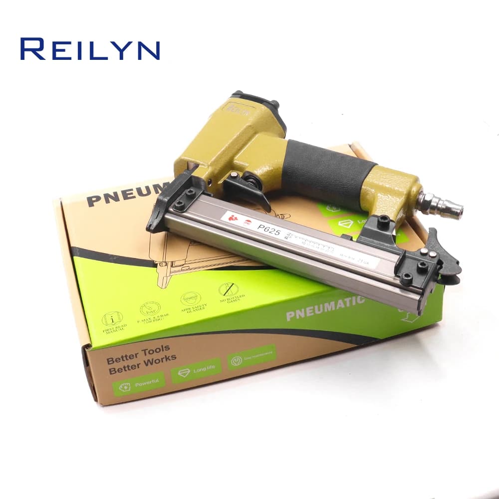 Reilyn 23Ga Brad Cucitrice P625 Chiodatrice per cornici ad aria ergonomica e leggera per mobili Recinzione Falegname Strumento per unghie pneumatico