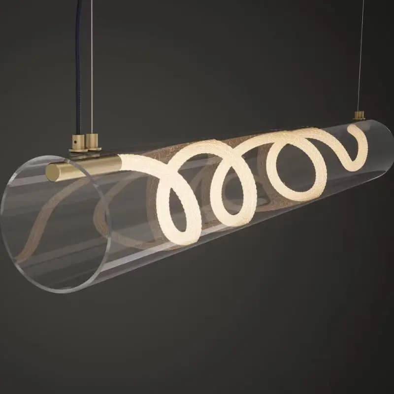 Italian designed Nordic restaurant pendant light modern and minimalist bar counter pendant light island table lamp strip lamp